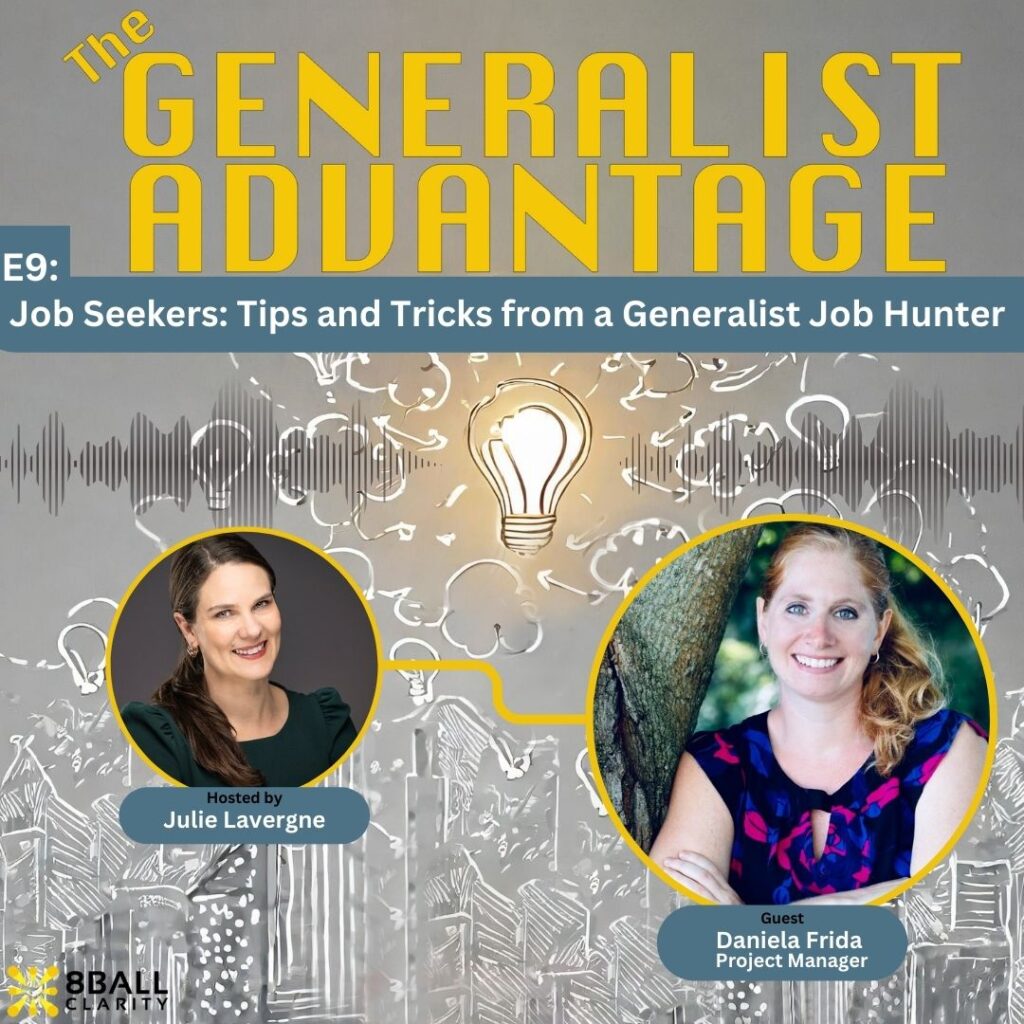 Episode 9 cover artwork for The Generalist Advantage Podcast