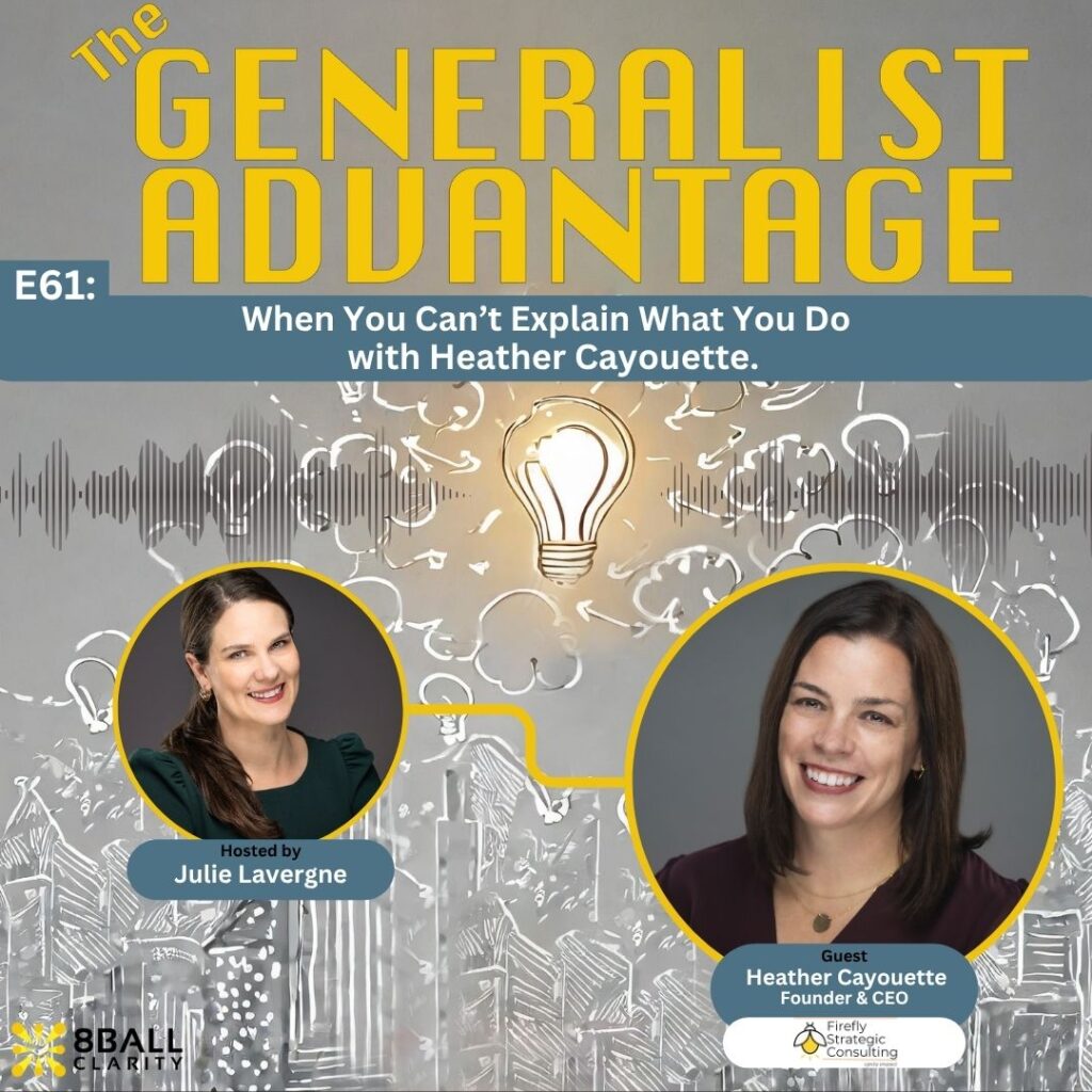 Episode 61 artwork for The Generalist Advantage Podcast
